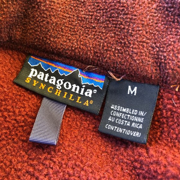 Patagonia Synchilla Fleece Jacket RE-TOOL Full Zip Mens Medium rare - Picture 11 of 12